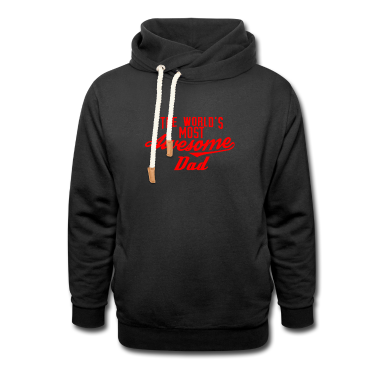 Geburtstagsgeschenk Vater Hoodie - The world's most awesome Dad - rot