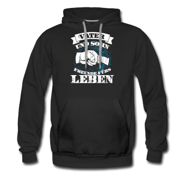 Geburtstagsgeschenk Vater Hoodie - vater und sohn freunde