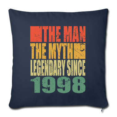 Geburtstagsgeschenk Vater Kissenbezug - Geboren 1998 The Man The Myth Geburtstag