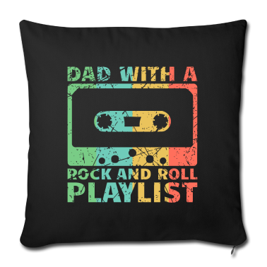 Geburtstagsgeschenk Vater Kissenbezug - Vater und Rock and Roll