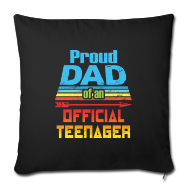 Geburtstagsgeschenk Vater Kissenbezug - Stolzer Vater eines offiziellen Teenager Geburtstagsgeschenk
