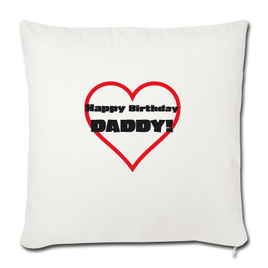 Geburtstagsgeschenk Vater Kissenbezug - Happy Birthday Dad Papa Vater Geburtstagsgeschenk