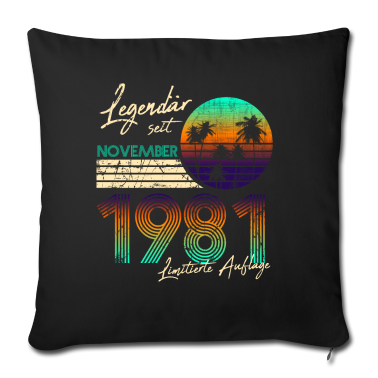Geburtstagsgeschenk Vater Kissenbezug - 40. Geburtstag Vintage Legendär November 1981