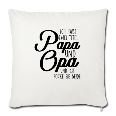 Geburtstagsgeschenk Vater Kissenbezug - Vater Großvater Papa Opa Geburtstagsgeschenk