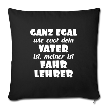 Geburtstagsgeschenk Vater Kissenbezug - Vater Papa Fahrlehrer Fahrschule Geschenk lustig