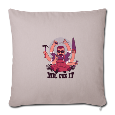 Geburtstagsgeschenk Vater Kissenbezug - geschenke für väter - papa repariert alles t shirt