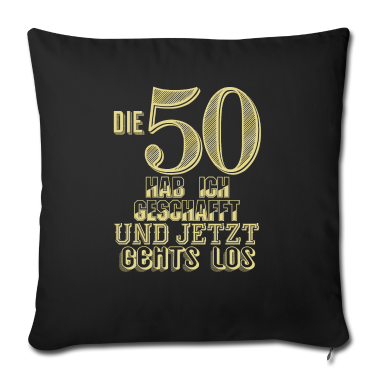 Geburtstagsgeschenk Vater Kissenbezug - Geburtstagsgeschenk zum 50. Geburtstag