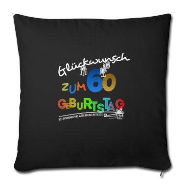 Geburtstagsgeschenk Vater Kissenbezug - 60. Geburtstag Geburtstagsgeschenk