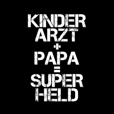 Motiv Kinderarzt Arzt Papa Vater Superheld Geschenk
