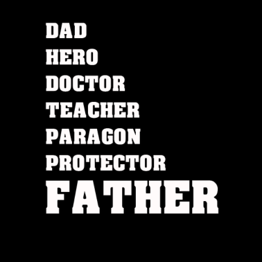 Motiv DAD HERO DOCTOR TEACHER FATHER VATER PAPA GESCHENK