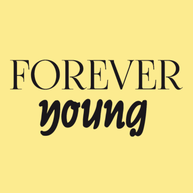 Motiv Forever Young - Geburtstagsgeschenk