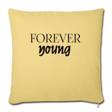 Geburtstagsgeschenk Vater Kissenbezug - Forever Young - Geburtstagsgeschenk