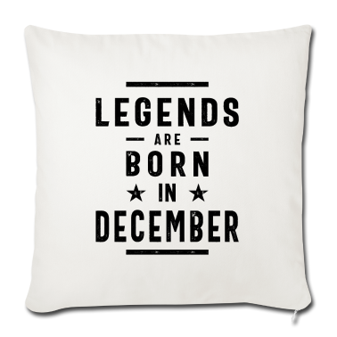 Geburtstagsgeschenk Vater Kissenbezug - Geburtstagsgeschenk-Legenden werden im Dezember geboren