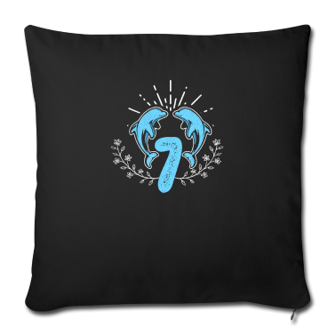 Geburtstagsgeschenk Vater Kissenbezug - Dolphin Geburtstag 7. Geburtstagsgeschenk