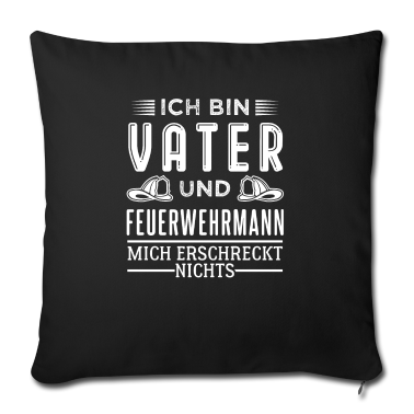 Geburtstagsgeschenk Vater Kissenbezug - Feuerwehrmann und Vater