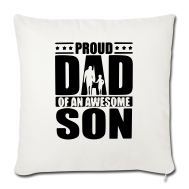 Geburtstagsgeschenk Vater Kissenbezug - Vater Sohn Stolzer Vater Vater Vatertagsgeschenk