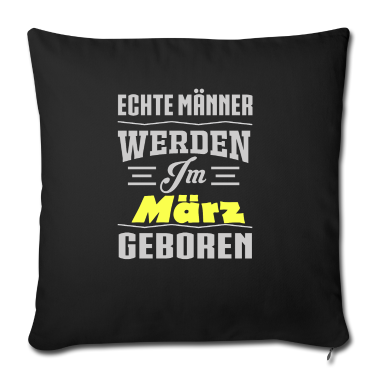 Geburtstagsgeschenk Vater Kissenbezug - März Geburtstagsgeschenk