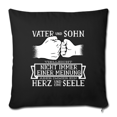 Geburtstagsgeschenk Vater Kissenbezug - Vater und Sohn