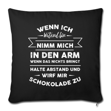 Geburtstagsgeschenk Vater Kissenbezug - Wirf mir Schokolade zu Geschenk