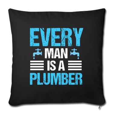 Geburtstagsgeschenk Vater Kissenbezug - Jeder Mann ein Klempner Klempnerarbeit Geburtstagsgeschenk