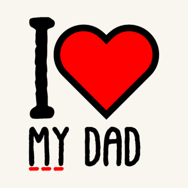Motiv Ich liebe meinen Vater, den besten Vater der Welt <