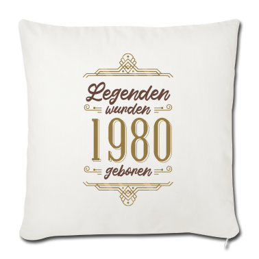 Geburtstagsgeschenk Vater Kissenbezug - Geschenk 40. Geburtstag - Legenden 1980er Jahre
