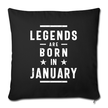 Geburtstagsgeschenk Vater Kissenbezug - Januar Geburtstagsgeschenk Legenden werden im Januar geboren