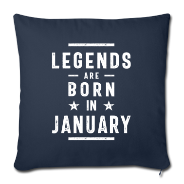 Geburtstagsgeschenk Vater Kissenbezug - Januar Geburtstagsgeschenk Legenden werden im Januar geboren
