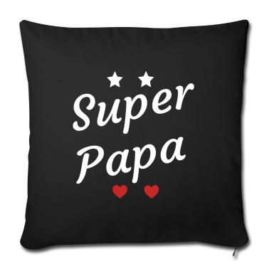 Geburtstagsgeschenk Vater Kissenbezug - Super Papa Geburtstagsgeschenk Vatertag