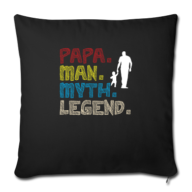 Geburtstagsgeschenk Vater Kissenbezug - Papa Man Myth Legend Papa mit Kind