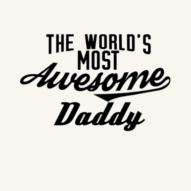 Motiv The world's most awesome Daddy - schwarz