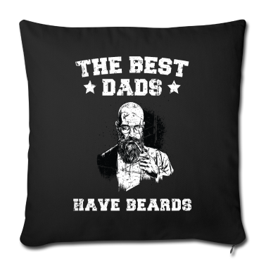 Geburtstagsgeschenk Vater Kissenbezug - Vater Bart bärtig Vater mit Bart