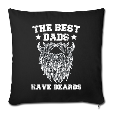 Geburtstagsgeschenk Vater Kissenbezug - Vater Bart bärtig Vater mit Bart