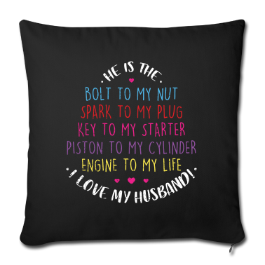 Geburtstagsgeschenk Vater Kissenbezug - Ich liebe meinen Mann Geschenk