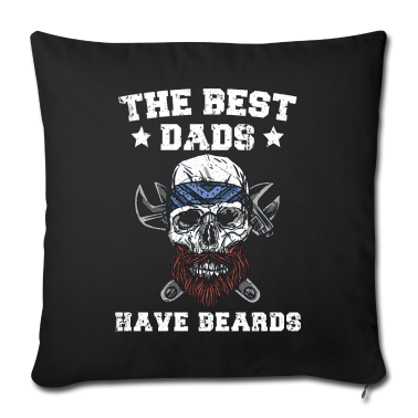 Geburtstagsgeschenk Vater Kissenbezug - Vater Bart bärtig Vater mit Bart