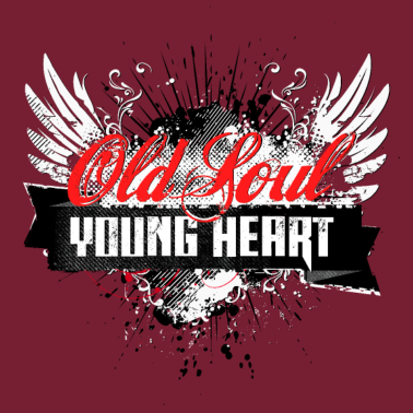 Motiv Alte Seele, junges Herz, Geburtstagsgeschenk