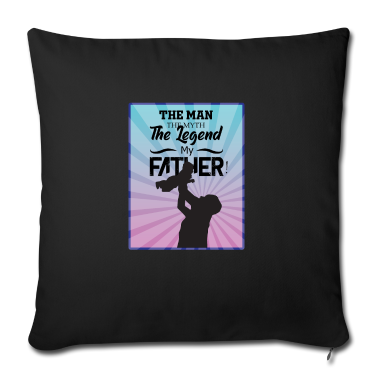 Geburtstagsgeschenk Vater Kissenbezug - Vater und Sohn