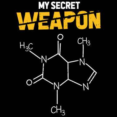 Motiv Caffeine My Secret Weapon Geschenk