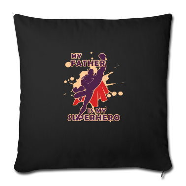 Geburtstagsgeschenk Vater Kissenbezug - Mein Vater ist mein Superheld!