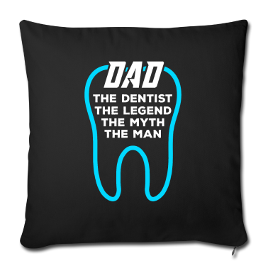 Geburtstagsgeschenk Vater Kissenbezug - Vater Zahnarzt