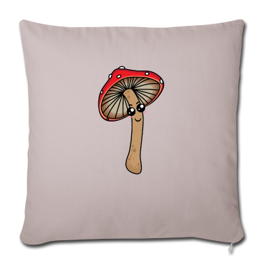 Geburtstagsgeschenk Vater Kissenbezug - Roter Pilz-Cartoon