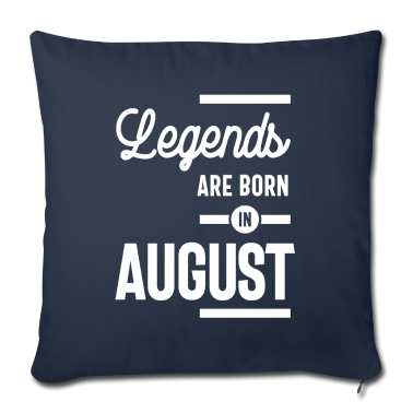 Geburtstagsgeschenk Vater Kissenbezug - August Geburtstagsgeschenk Legenden werden im August geboren