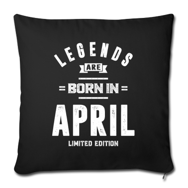 Geburtstagsgeschenk Vater Kissenbezug - April Geburtstagsgeschenk Legenden werden im April geboren
