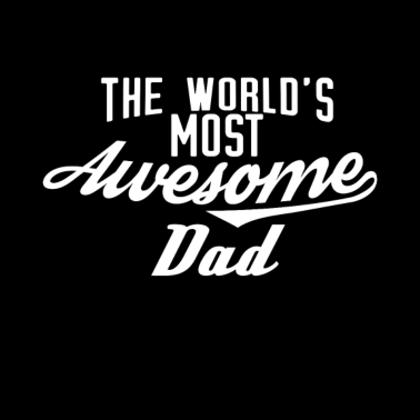 Motiv The world's most awesome Dad - weiß