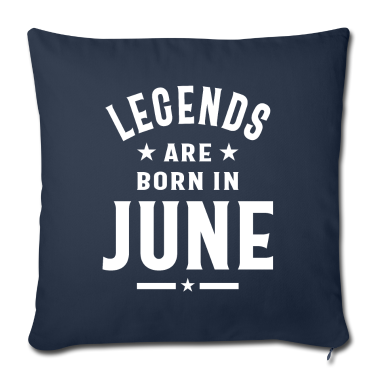 Geburtstagsgeschenk Vater Kissenbezug - Juni Geburtstagsgeschenk Legenden werden im Juni geboren