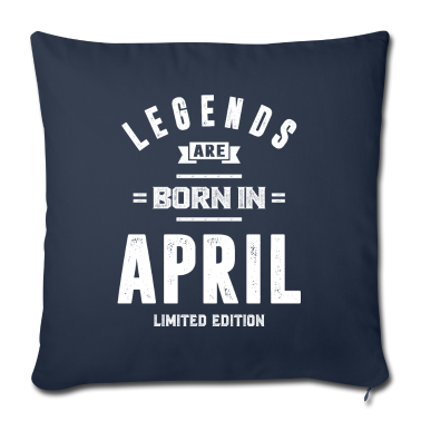 Geburtstagsgeschenk Vater Kissenbezug - April Geburtstagsgeschenk Legenden werden im April geboren