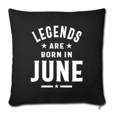 Geburtstagsgeschenk Vater Kissenbezug - Juni Geburtstagsgeschenk Legenden werden im Juni geboren