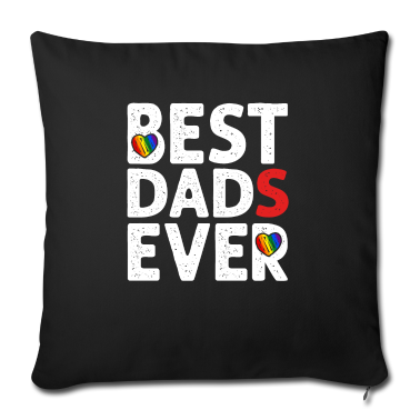 Geburtstagsgeschenk Vater Kissenbezug - Beste Väter aller Zeiten LGBTQ Homosexuell Vater