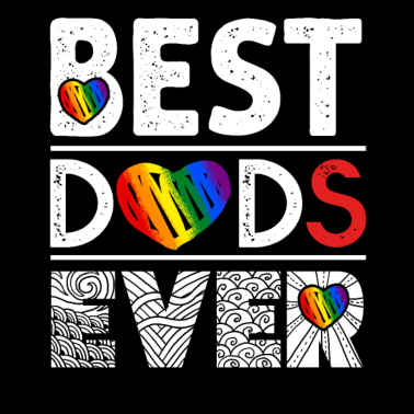 Motiv Beste Väter aller Zeiten LGBTQ Homosexuell Vater