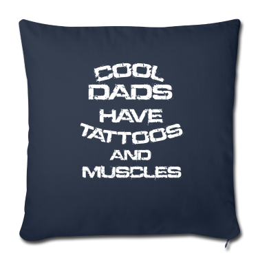 Geburtstagsgeschenk Vater Kissenbezug - Dad Vater Papa Väter Tattoos Spruch Geschenkidee